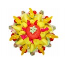 GATEAU DE BONBONS TRESSE JAUNE 22 CENTIMETRES