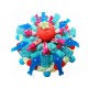 GATEAU DE BONBONS TRESSE BLEU 22 CENTIMETRES