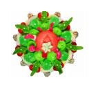 GATEAU DE BONBONS TRESSE VERT 22 CENTIMETRES