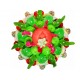 GATEAU DE BONBONS TRESSE VERT 22 CENTIMETRES