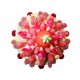GATEAU DE BONBONS TRESSE BLANC/ROUGE 22 CENTIMETRES