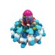 GATEAU DE BONBONS LARD OEUF LA REINE DES NEIGES 22 CENTIMETRES