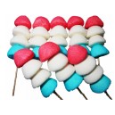 MINI BROCHETTE DE BONBONS BLEU, BLANC, ROUGE