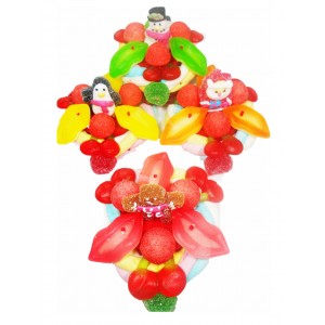 MINI GATEAU DE BONBONS FIGURINE NOEL