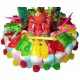 PIECE MONTEE 2 NIVEAUX GRAND SOCLE FRAISE/POMME/BANANE.