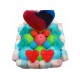 CARRE DE BONBONS 4/4 ST VALENTIN RAINBOW