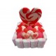 CARRE DE BONBONS 4/4 ST VALENTIN GRANDE SUCETTE