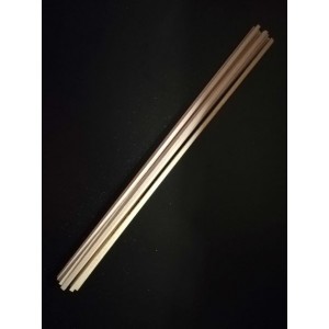 10 bâtons en bois pour barbe à papa.