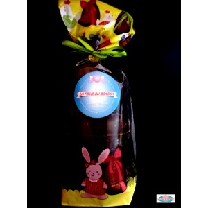 SACHET OEUF TRIO PAQUES NOIR 150g