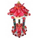 PIECE MONTEE 2 NIVEAUX PETIT SOCLE FRAISE