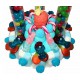 PIECE MONTEE 2 NIVEAUX PETIT SOCLE FRAMBOISE