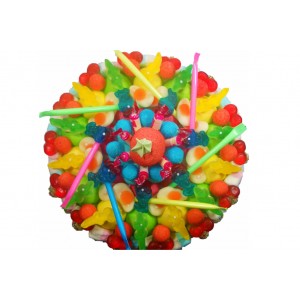 MAXI GATEAU DE BONBON LARD "BANANE"